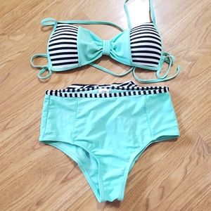 High waisted bikini